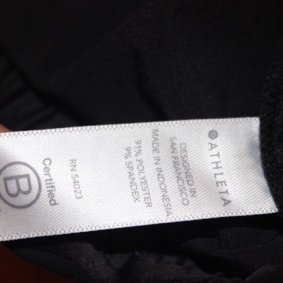 Athleta Black High Waisted Joggers Pants Women 6P - Picture 9 of 12
